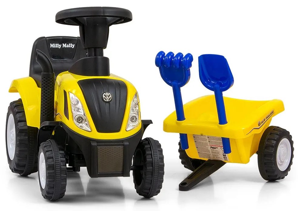 Odrážadlo NEW HOLLAND T7 TRAKTOR Milly Mally žlté