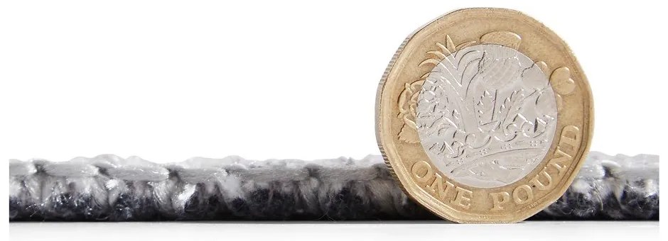 Svetlosivý prateľný koberec s prímesou bavlny 122x170 cm Whisper – Think Rugs