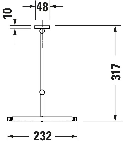Duravit 99121000 - Nástenné kozmetické zrkadlo D-CODE, lesklý chróm