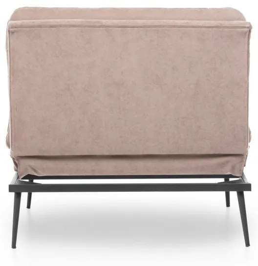 Rozkladacie kreslo Martin ružové