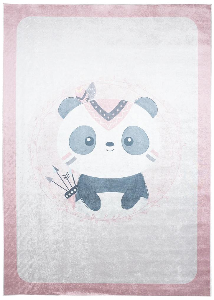 PROXIMA.store - Detský koberec PINK PANDA - PRINT EMMA ROZMERY: 160x230