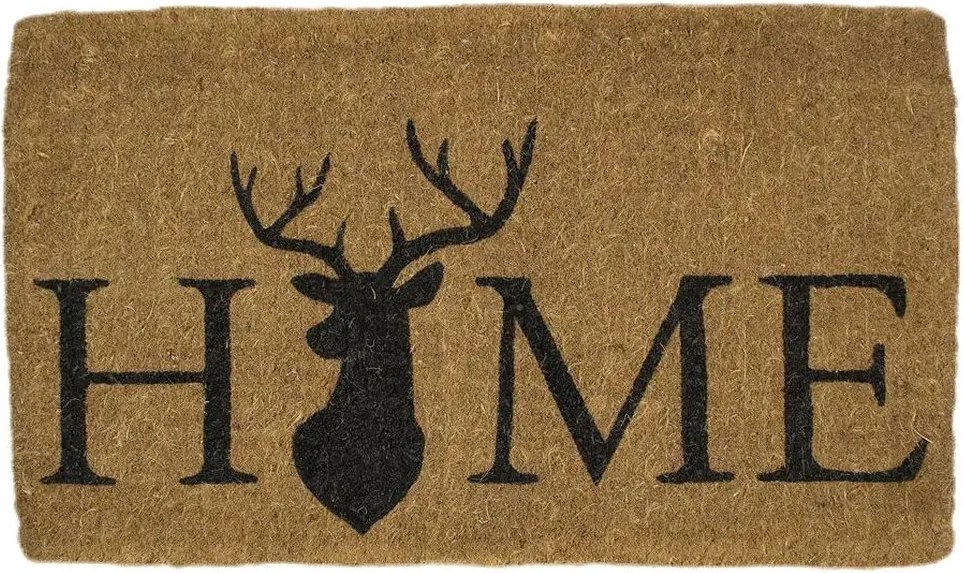 Ručne vyrobená rohožka z kokosových vlákien Home Deer - 75*45*4cm