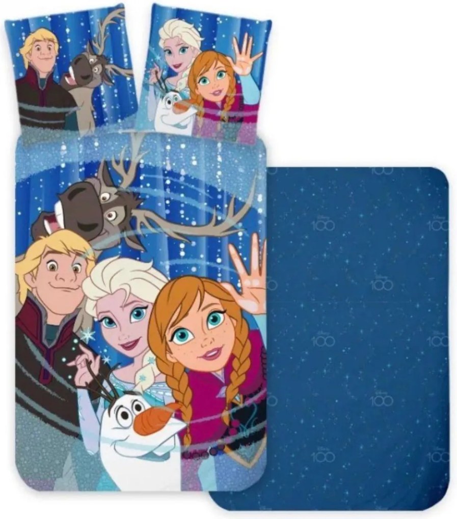 Obliečky Disney Frozen do postieľky 135x100cm+40x60cm Setino