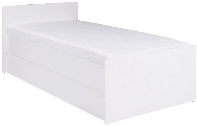 Jednolôžková posteľ Cosmo C15 90 cm - biela