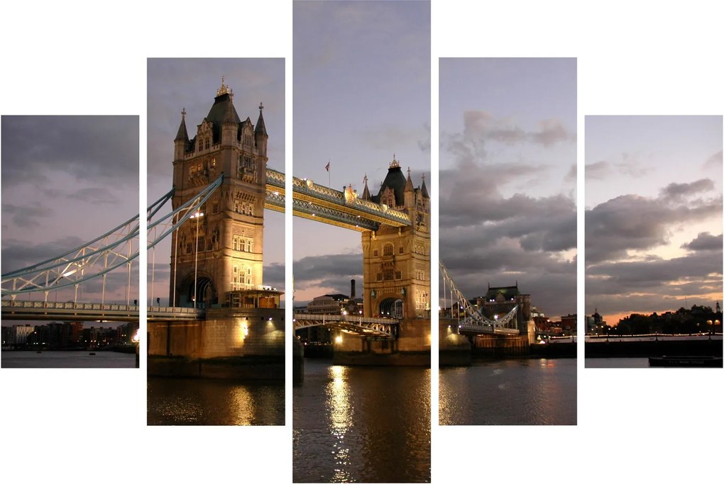 Obrázok - Tower Bridge v noci (150x105 cm)