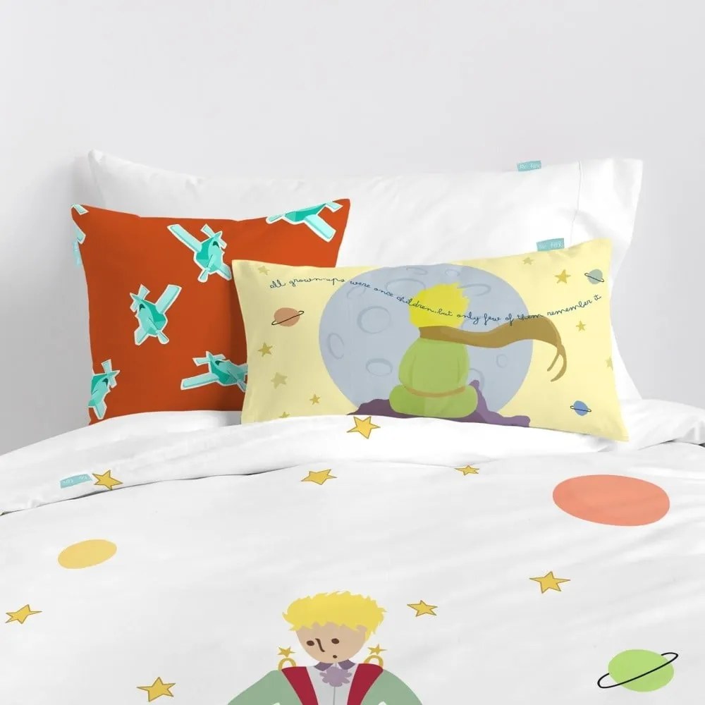 Obojstranná bavlnená obliečka na vankúš Mr. Fox Le Petit Prince, 50 × 30 cm