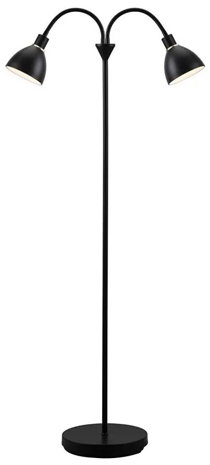 Nordlux - Stojacia lampa RAY 2xE14/25W/230V čierna