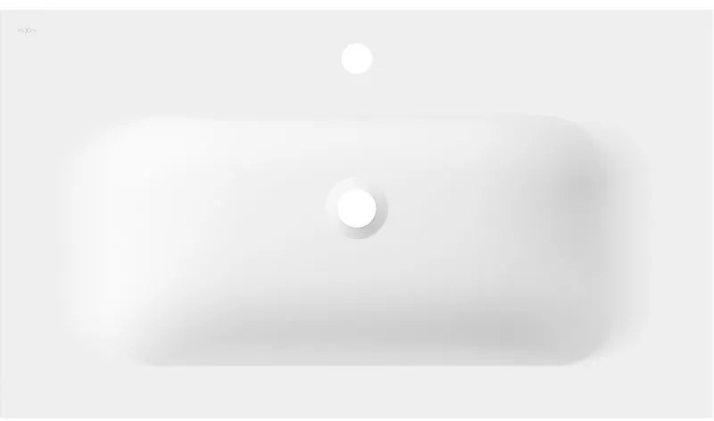 Mexen Vela, umývadlo na zapustenie 81 x 46,5 cm, biela matná, 25238001