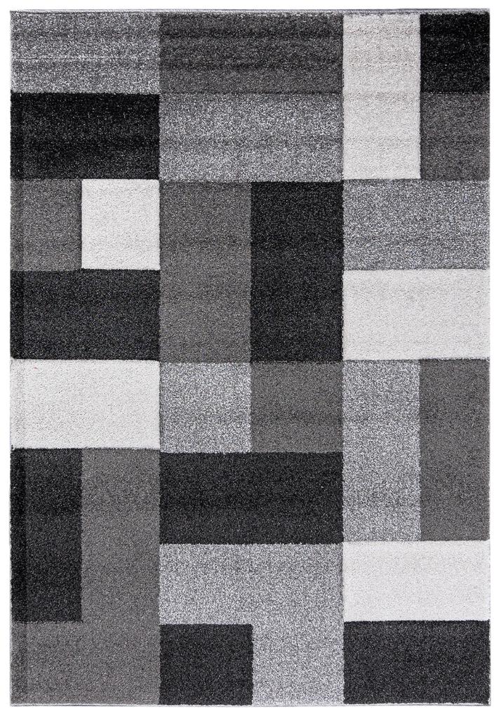 DECOREUM Koberec SUPER VERSO čierny / sivý 19433062 120x170 cm