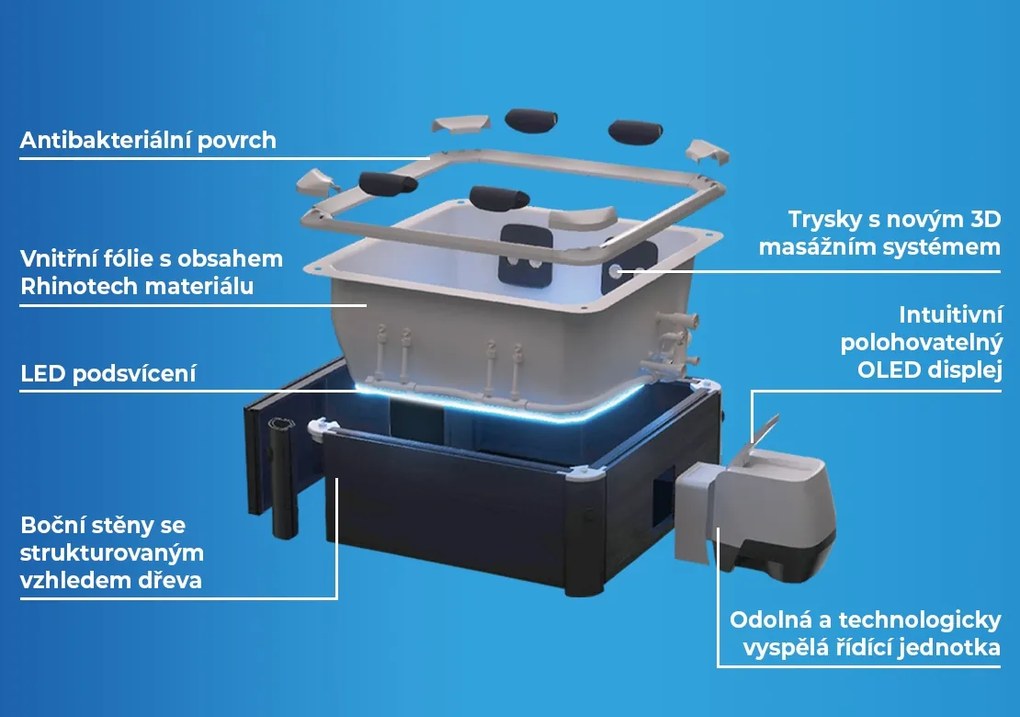 Marimex | Vírivý bazén MSPA Oslo Plus F-OS063WP | 11406451