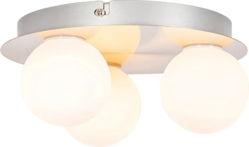 Moderné stropné svietidlo do kúpeľne oceľ 3-svetlo - Cederic