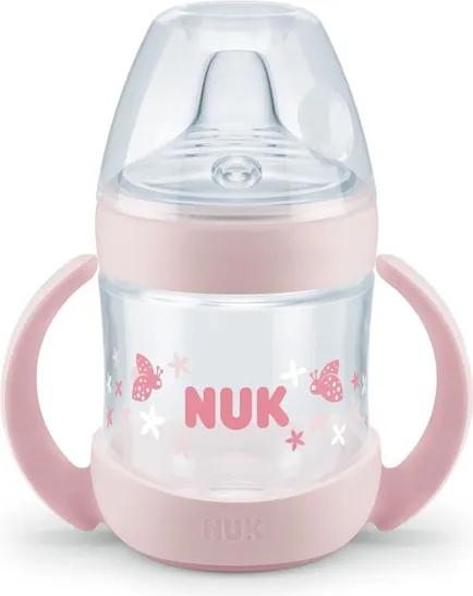 NUK NUK Dojčenská fľaša na učenie NUK Nature Sense 150 ml ružová Ružová |