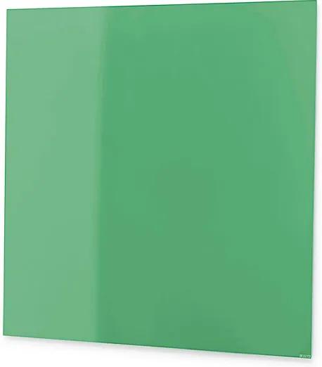 Sklenená magnetická tabuľa Stella, 300x300 mm, zelená