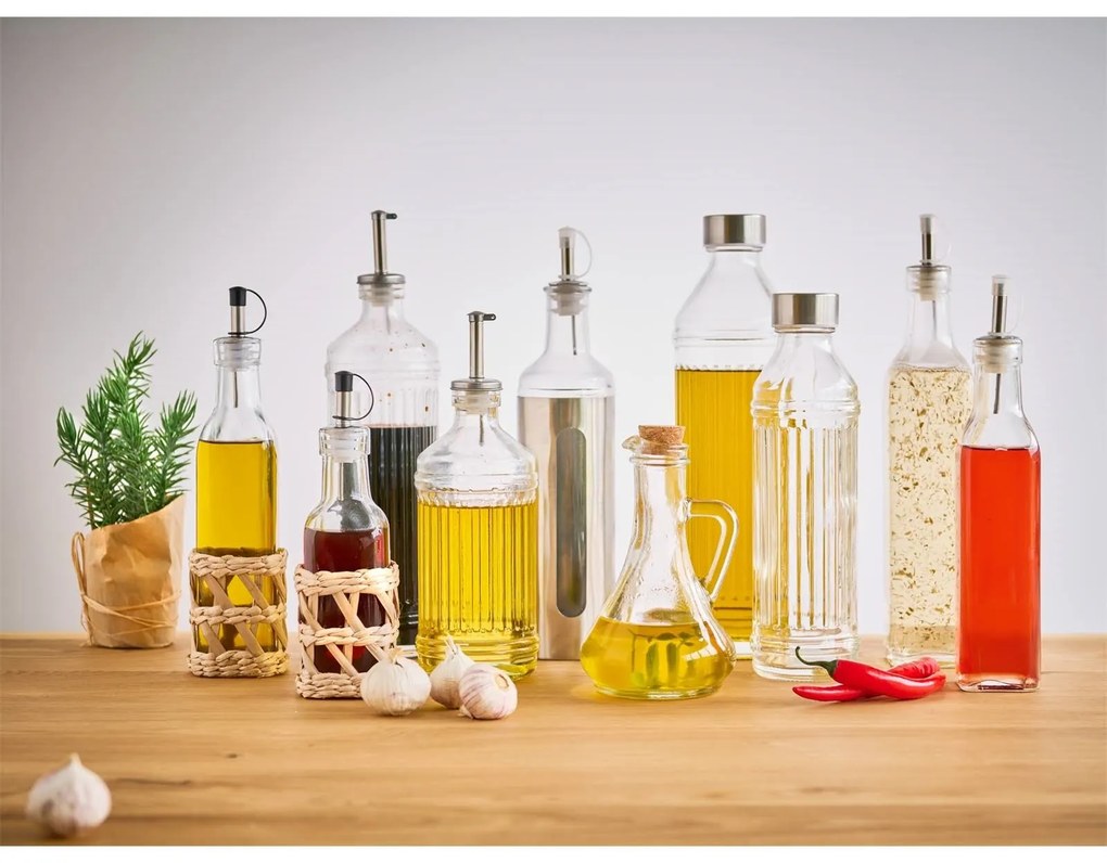 Zeller Present Fľaša na olej, ocot, s nálevkou - 500 ml, Zeller