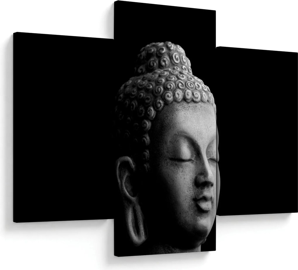 Obraz - Budha, portrét (90x60 cm)