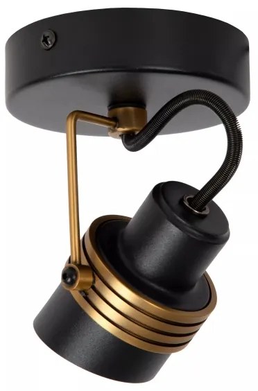 Lucide 34944/01/30 - Bodové svietidlo TUNDRAN 1xGU10/5W/230V čierna