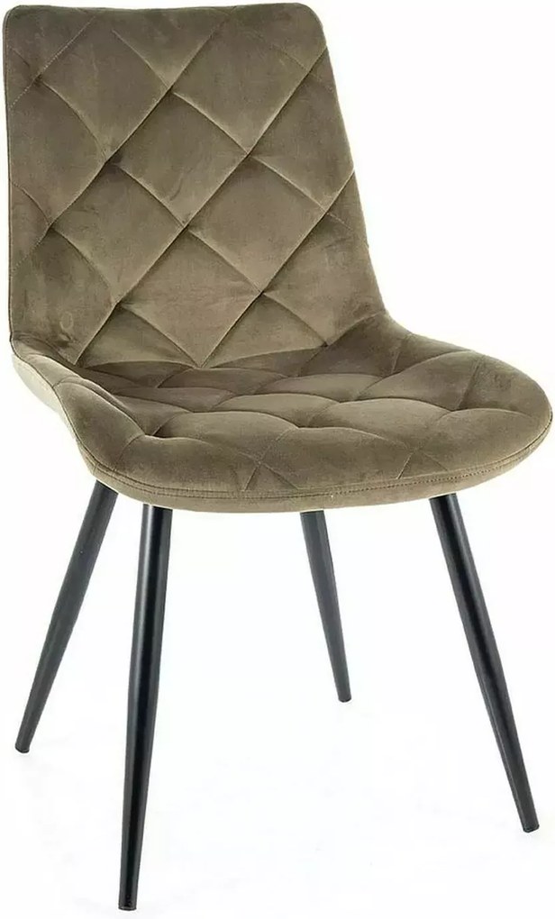 SI Stolička Ralph Velvet olivový