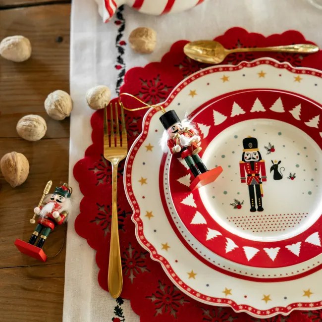 Závesná vianočná dekorácia NUTCRACKER luskáčik 867922 (3 ks)