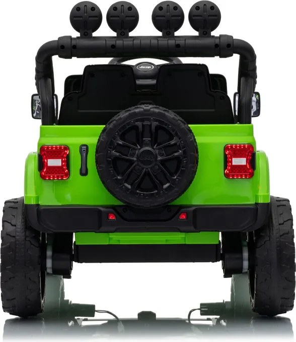 LEAN CARS Akumulátorové vozidlo Jeep Rubicon DK-JWR558 24 V, zelené
