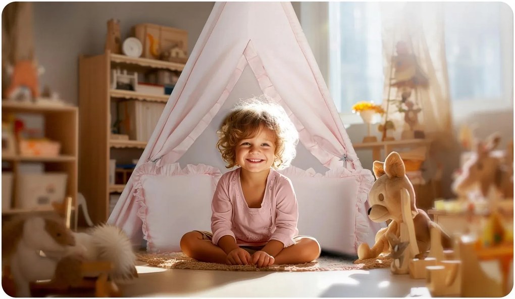 Detský stan Teepee NK-406 NUKIDO 740602 - ružový