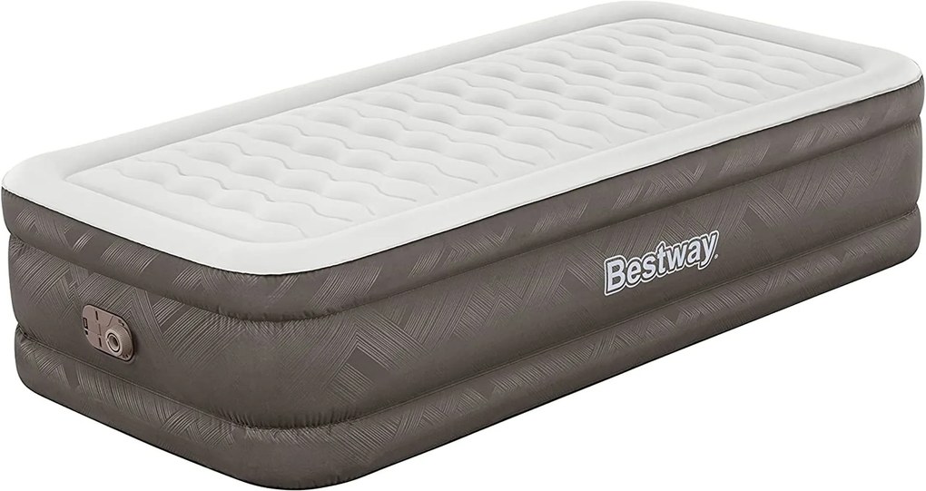 BESTWAY Fortech Twin Nafukovacia posteľ so vstavanou pumpou, 191 x 97 x 46 cm 69048