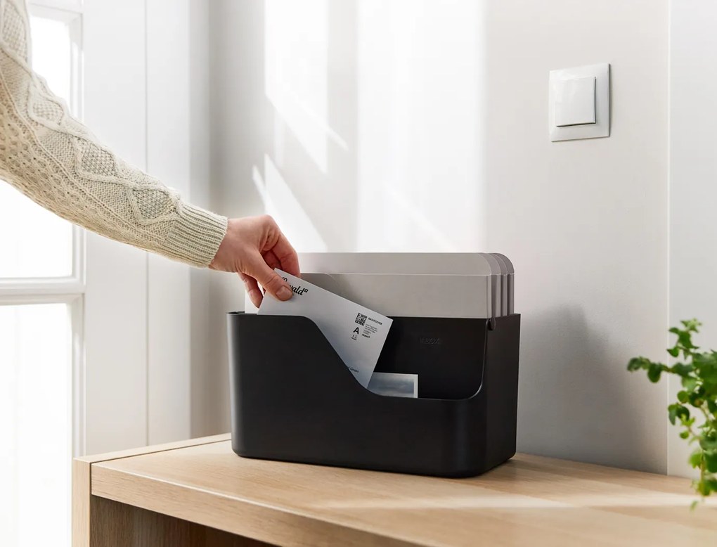 Rotho Organizér na dokumenty a prichádzajúcu poštu, myPAPER ORGANIZÉR – čierny