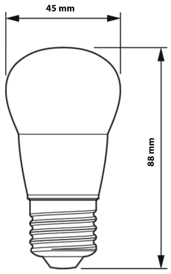 LED žiarovka E27 5W = 40W 470lm 2700K Teplá žiarovka PHILIPS