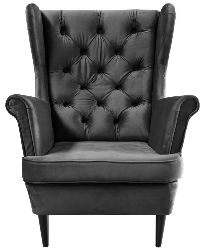 KRESLO UŠIAK BRUNO 2 CHESTERFIELD ROYAL VELVET 214