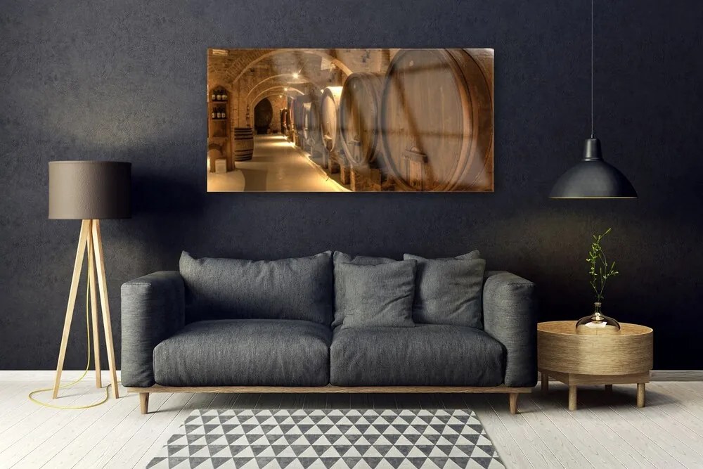 Obraz na akrylátovom skle Sudy umenie 120x60 cm