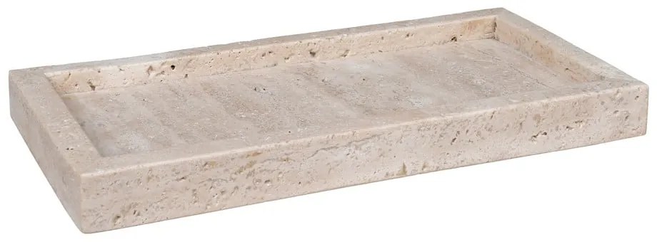 Kamenná dekoratívna tácka 15x30,5 cm Travertine – House Nordic