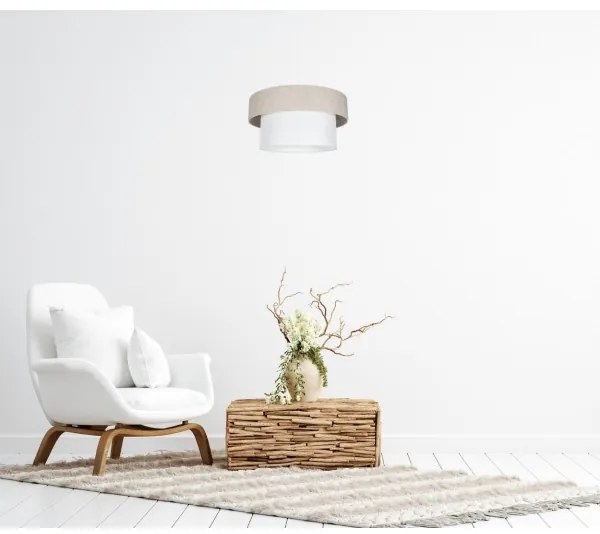 Luster na lanku NATA 1xE27/60W/230V béžová