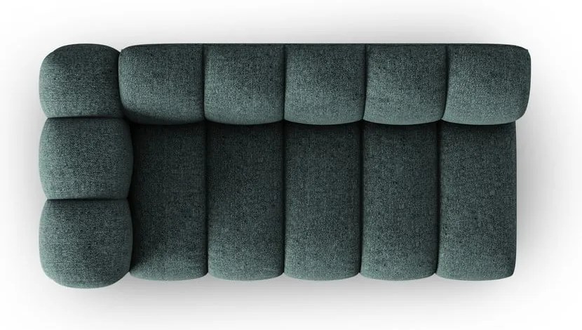 Tyrkysovomodrý modul pohovky (ľavý roh) Lupine – Micadoni Home