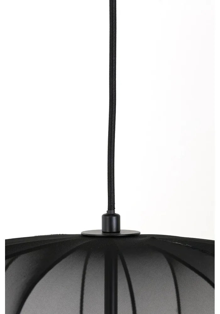 Čierne stropné svietidlo ø 50 cm Plumeria - Light &amp; Living