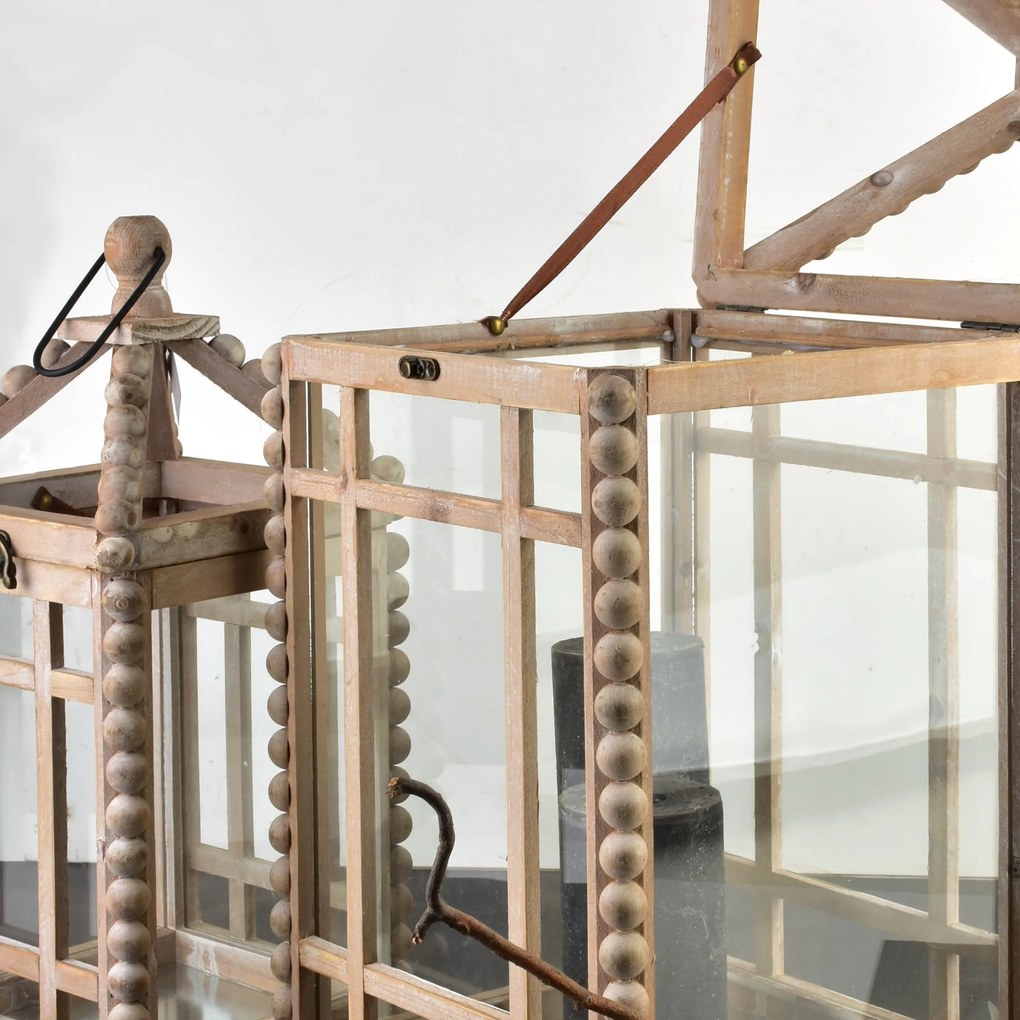 Sada 2 ks luceren LOKKE Lulua XL+L béžová