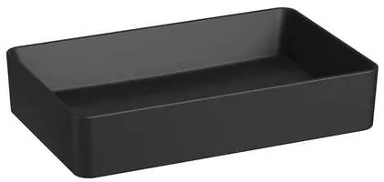 Umývadlo na dosku Jika Pure 60x38 cm čierna mat bez prepadu H8184277161121