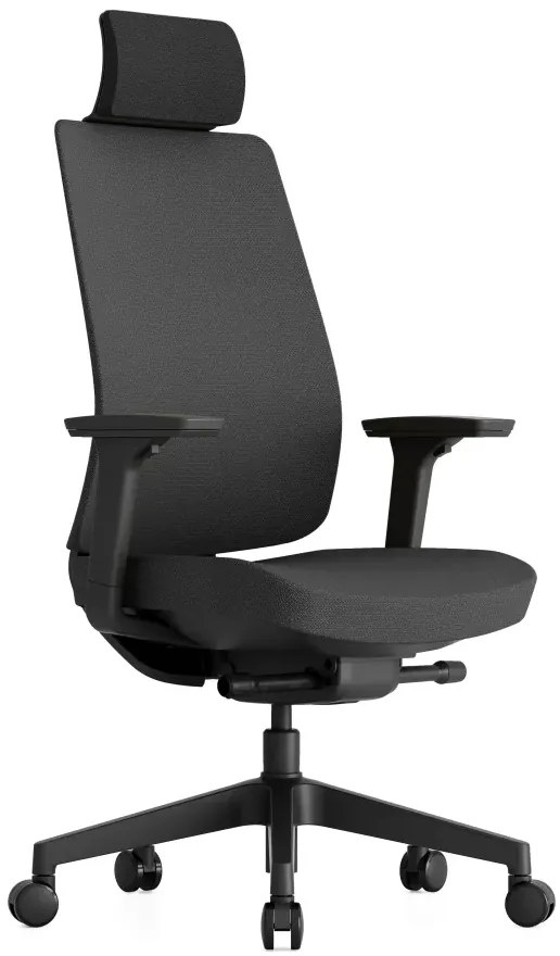 KREDE Kancelárska stolička K50 SP BLACK čierna