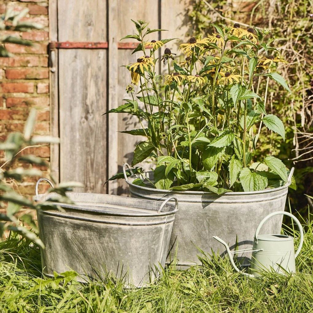 Ib Laursen Plechový obal na kvetiny Tub Urban Garden Väčší