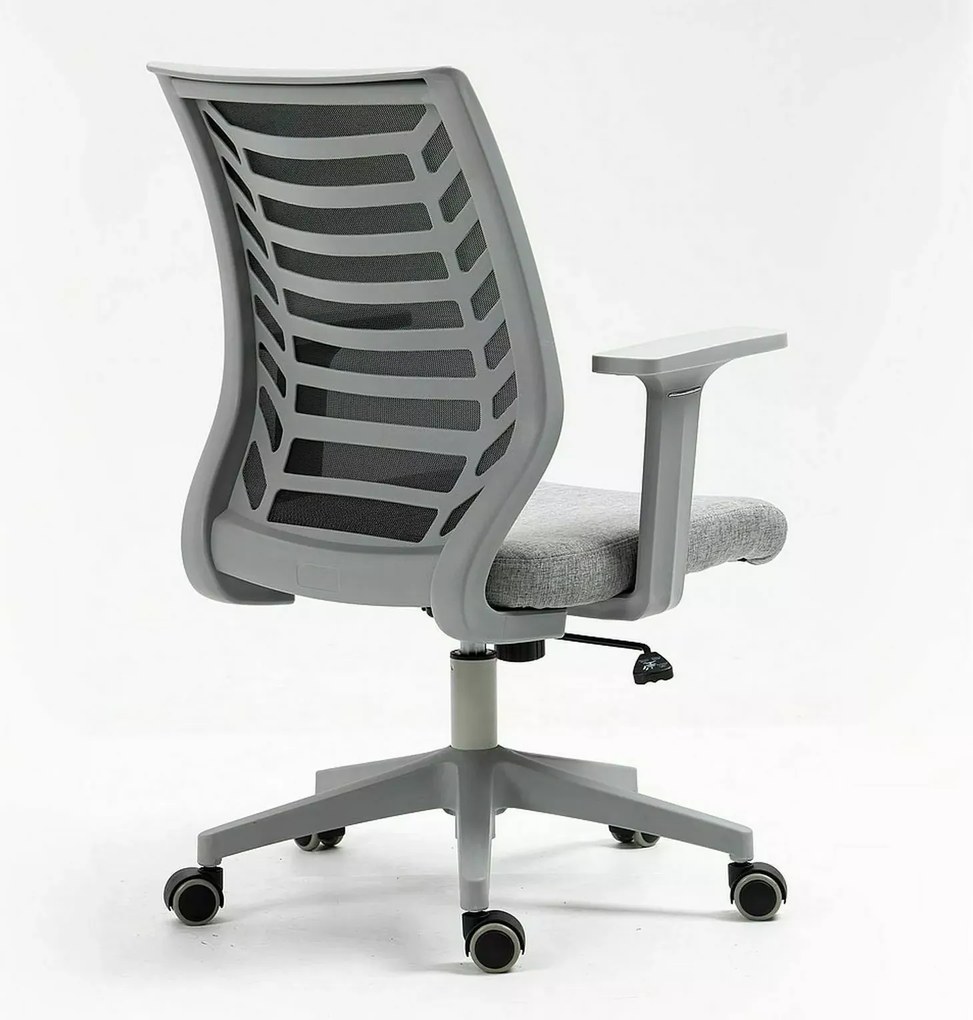 SI Otočná stolička Q-320 čierna - sivá