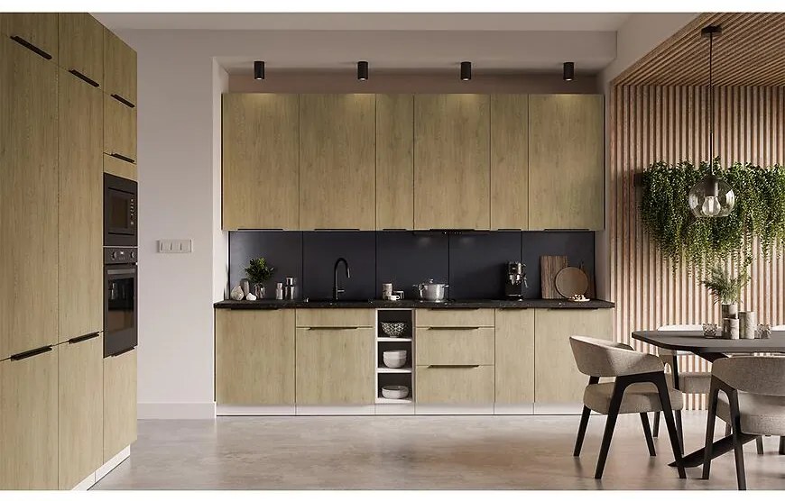 Kuchynská linka Cremona WH 300 cm bez kuchynskej dosky