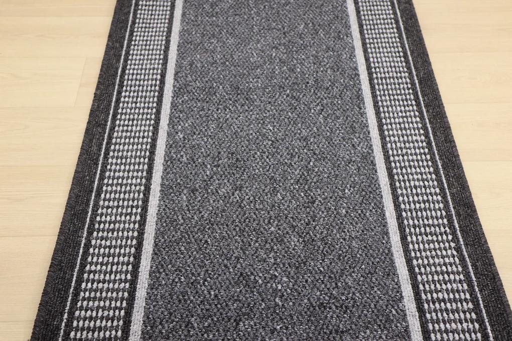Condor Carpets Protišmykový behúň na mieru Promenade 8727 antra - šíre 120 cm