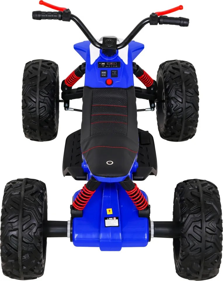 Ramiz Štvorica batérií Lucky Seven Modrá + EVA kolieska + pomalý štart + LED + MP3 USB