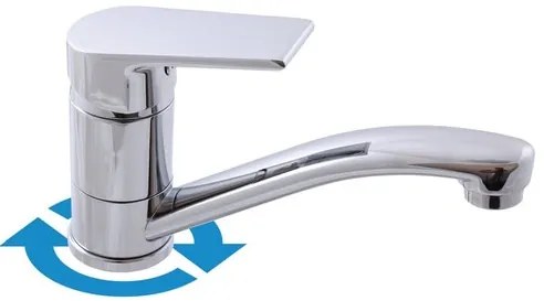 Umývadlová batéria RAV Slezák COLORADO s otočným ramienkom chróm CO115.0, 1 ks