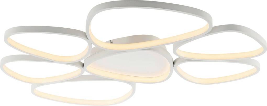 XXXLutz STROPNÉ LED SVIETIDLO, 92/70/6,5 cm - Interiérové svietidlá - 006930087203