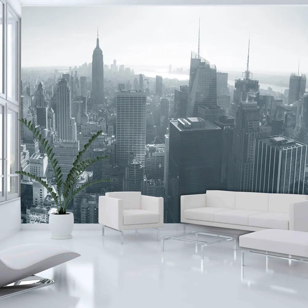 Fototapeta - New York panoráma čierna a biela 200x154 + zadarmo lepidlo