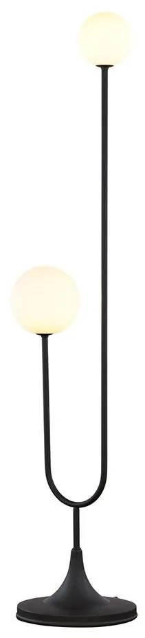 Jupiter 1951 - Stojacia lampa SELEN 2xG9/40W/230V čierna