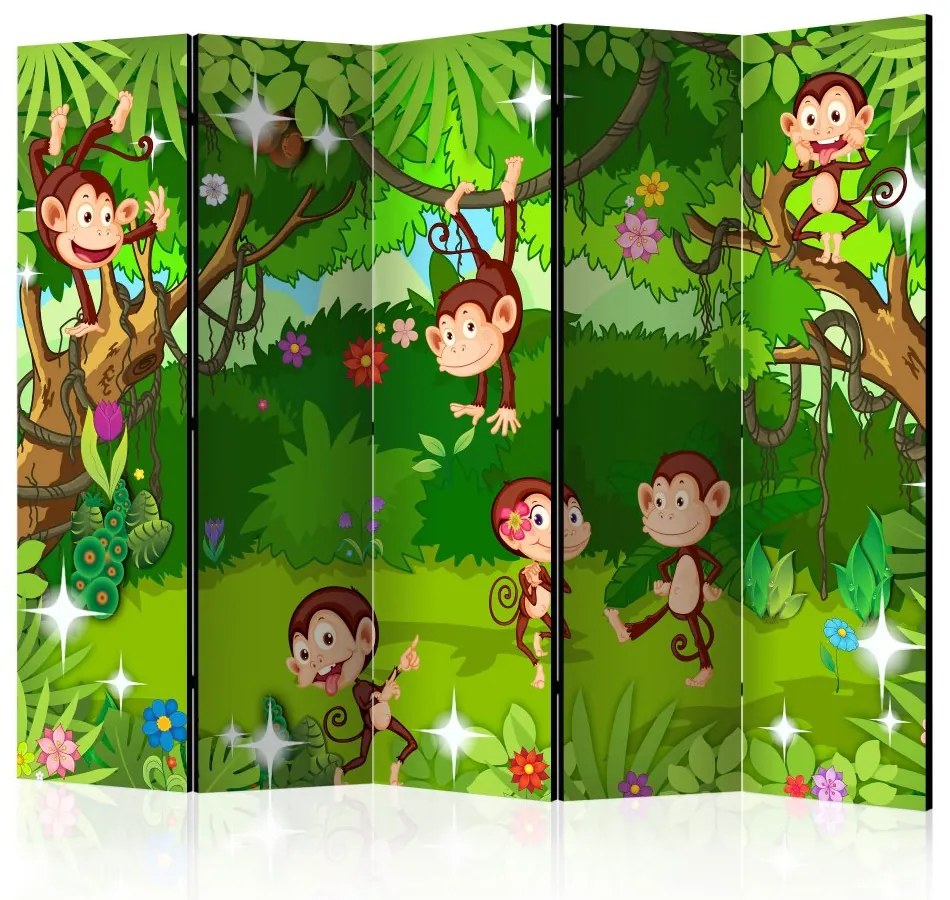 Artgeist Paraván - Monkey Tricks II [Room Dividers]