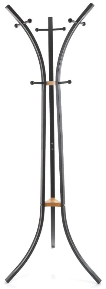 Stojanový vešiak Nikolas, čierna