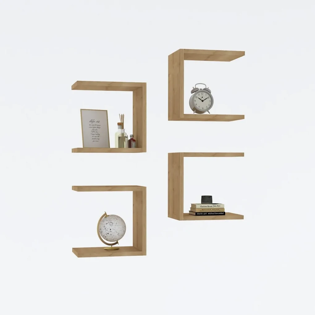 Podstavec pod policu Sapphire Oak, 4 ks