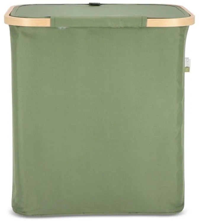 Kôš na bielizeň NOLVIO 50 L, zelený