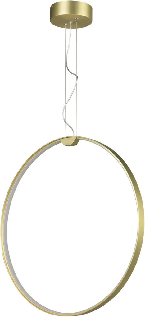 Lampa ring LED Acirculo zlatá 60 cm